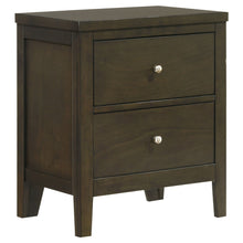 Load image into Gallery viewer, Wilkes - 2-Drawer Nightstand Bedside Table - Dark Cocoa