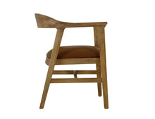 Load image into Gallery viewer, Tulum - Chair With Arms - Golden Brown