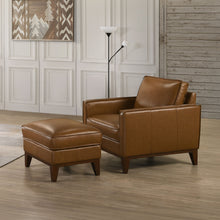 Load image into Gallery viewer, Caspar - Chair &amp; Ottoman - Caramel