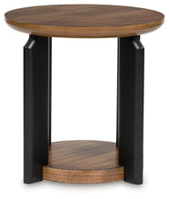 Load image into Gallery viewer, Kraeburn - Brown / Black - Round End Table