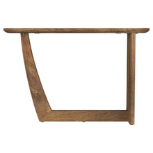 Load image into Gallery viewer, Fletcher - Oval Solid Mango Wood Entryway Console Table - Brown