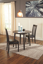 Load image into Gallery viewer, Hammis - Dark Brown - Round DRM Drop Leaf Table