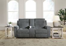 Load image into Gallery viewer, Barnsana - Dbl Power Reclining Loveseat With Console