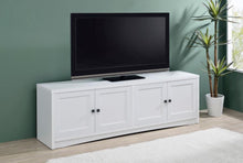 Load image into Gallery viewer, Laughlin - 4 Door Engineered Wood TV Stand - White