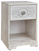 Load image into Gallery viewer, Paxberry - Whitewash - One Drawer Night Stand