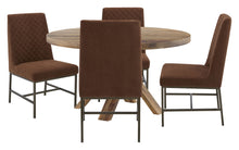 Load image into Gallery viewer, Crossings - Round Dining Table With 4 Upholstered Chairs