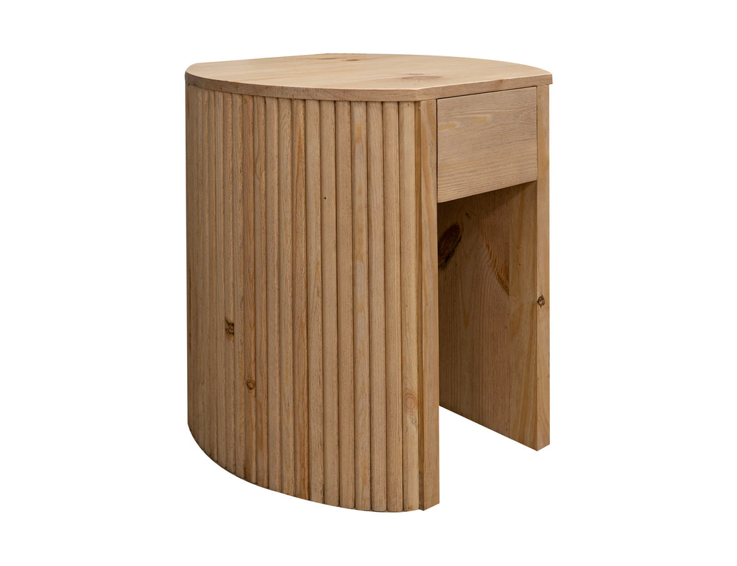 Giza - Chairside Table - Hazelnut