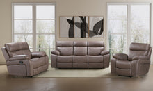 Load image into Gallery viewer, Theon - Manual Reclining Sofa Loveseat And Recliner - Stokes Toffee