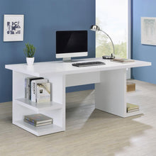 Load image into Gallery viewer, Alice - 4-Shelf Engineered Wood Writing Desk - White