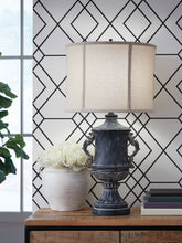 Load image into Gallery viewer, Morvanford - Antique Black - Poly Table Lamp