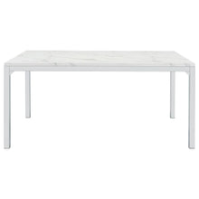 Load image into Gallery viewer, Athena - Rectangular Faux Marble Dining Table - Chrome