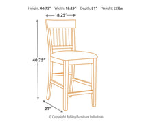 Load image into Gallery viewer, Haddigan - Dark Brown - Upholstered Barstool (Set of 2)