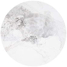 Load image into Gallery viewer, Rowena - Round Sintered Stone Coffee Table - White Faux Marble