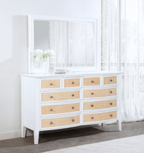 Load image into Gallery viewer, Bexhill - 10-Drawer Dresser And Mirror - White