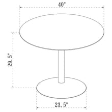 Load image into Gallery viewer, Lowry - Round Wood Top Dining Table - White