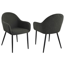 Load image into Gallery viewer, Emma - Fabric Upholstered Dining Arm Chair (Set of 2)