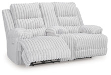 Load image into Gallery viewer, Rhines Falls - Alloy - Double Reclining Power Loveseat With Console