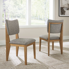 Load image into Gallery viewer, Sherbana - Light Brown - Dining Upholstered Side Chair (Set of 2)