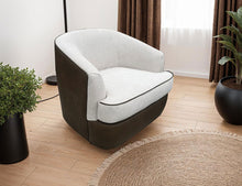 Load image into Gallery viewer, Tumbi - Armchair - Ivory/Brown