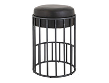 Load image into Gallery viewer, Merlin - 30&quot; Upholstered Barstool - Licorice