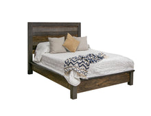 Load image into Gallery viewer, Blacksmith - Full Platform Bed - Truffle Brown / Oil Black