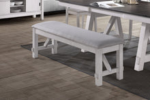 Load image into Gallery viewer, Maisie - Bench - White / Brown