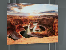 Load image into Gallery viewer, Deemsdon - Blue / Amber - Wall Art