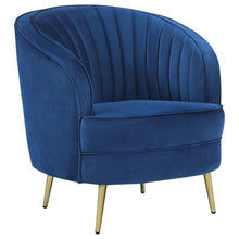 Load image into Gallery viewer, Sophia - Upholstered Channel Tufted Barrel Accent Chair