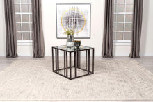 Load image into Gallery viewer, Adri - Rectangular Glass Top Side End Table
