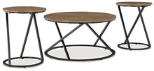Load image into Gallery viewer, Cassbryn - Brown / Black - Occasional Table Set (Set of 3)
