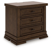 Load image into Gallery viewer, Taffenbrook - Medium Brown - Three Drawer Night Stand
