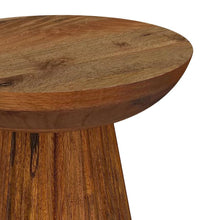 Load image into Gallery viewer, Aureo - Round Solid Wood Accent Side Table - Wild Honey