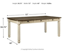 Load image into Gallery viewer, Bolanburg - Beige - Rectangular Dining Room Table