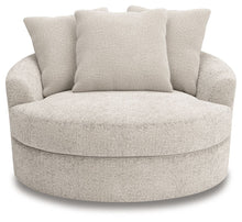 Load image into Gallery viewer, Cuddle Plush - Arctic - Oversized Swivel Accent Chair
