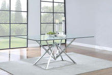 Load image into Gallery viewer, Beaufort - Rectangular Glass Top Dining Table - Chrome