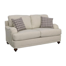 Load image into Gallery viewer, Glenn - Upholstered English Arm Loveseat - Light Gray