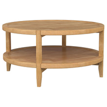 Load image into Gallery viewer, Camillo - Round Solid Wood Coffee Table - Maple