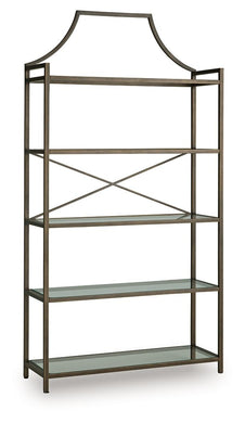 Bernonly - Antique Bronze Finish - Bookcase