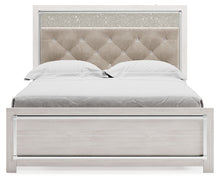 Load image into Gallery viewer, Altyra - White - Queen Panel Bed With Roll Slats