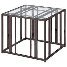 Load image into Gallery viewer, Adri - Rectangular Glass Top Side End Table