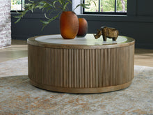 Load image into Gallery viewer, Camdill - Light Brown / White - Round Cocktail Table