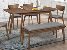 Load image into Gallery viewer, Alfredo - Extension Leaf Dining Table - Natural Walnut