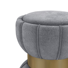 Load image into Gallery viewer, Sora - Round Upholstered Ottoman