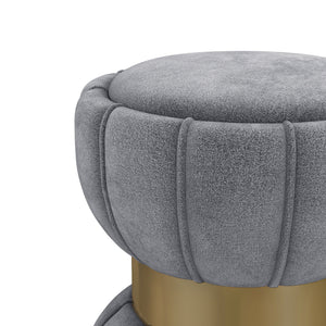 Sora - Round Upholstered Ottoman