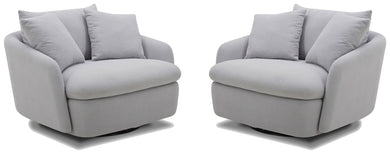 Boomer - Large Swivel Chair with 2 Pillows