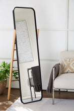 Load image into Gallery viewer, Bronick - Black / Brown - Floor Mirror