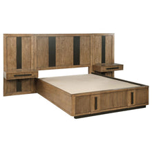 Load image into Gallery viewer, Terrace - 2 Piece Wall Panel With Nightstand Set - Ash Brown