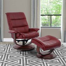 Load image into Gallery viewer, Knight - Manual Reclining Swivel Chair and Ottoman