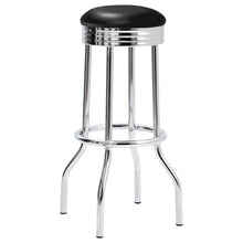 Load image into Gallery viewer, Retro - Upholstered Metal Swivel Bar Stool (Set of 2)