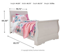 Load image into Gallery viewer, Anarasia - Sleigh Bed